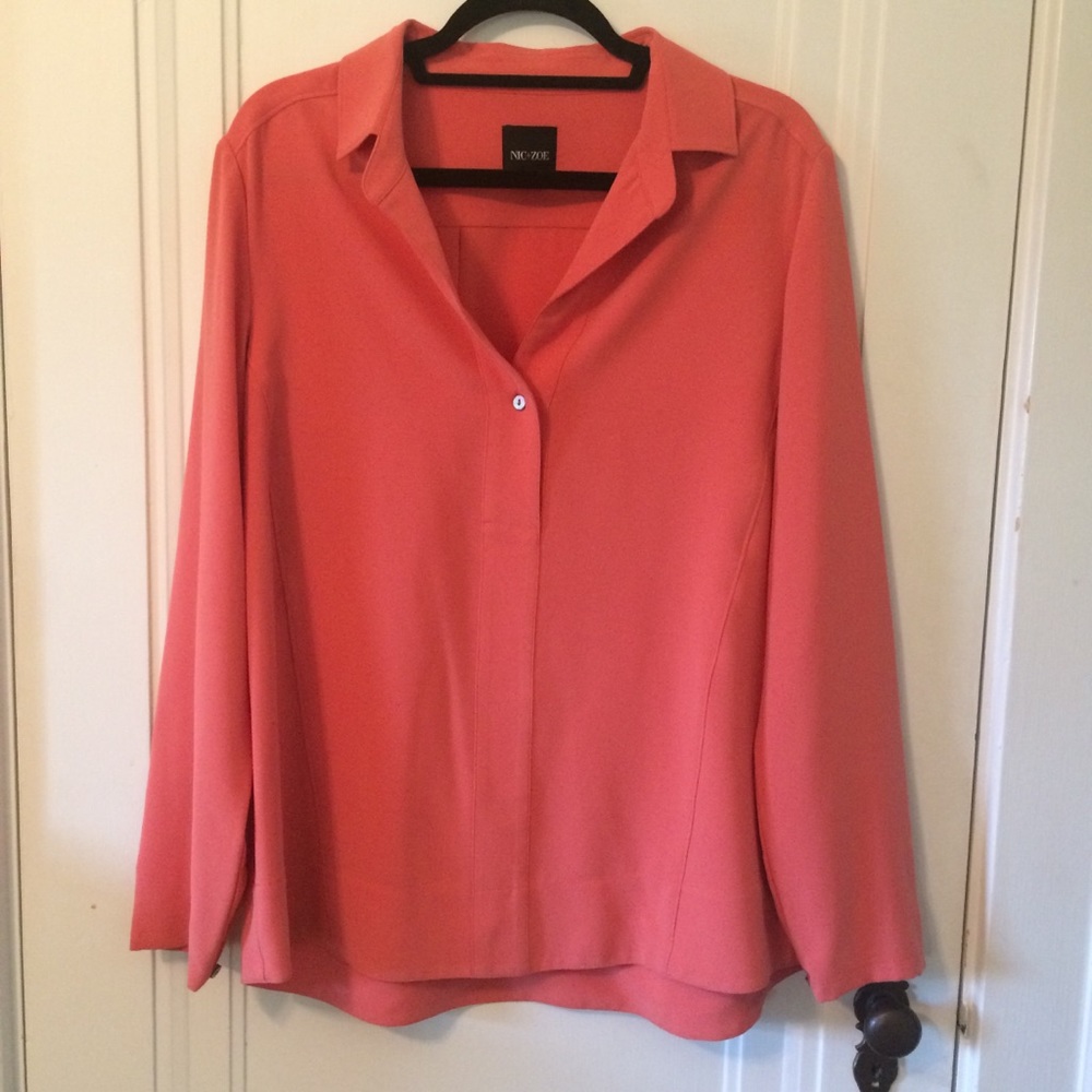 Nic & Zoe Blouse In Pink